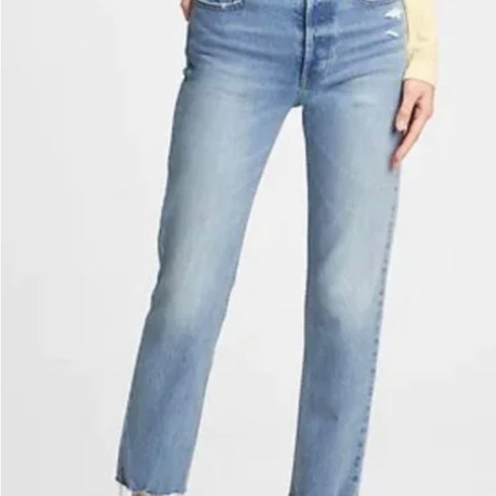Gap Cheeky Straight High Rise Jeans